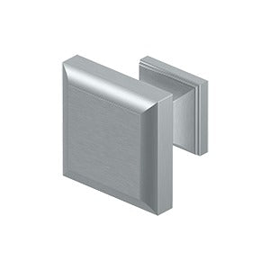 Deltana Architectural Hardware Square Knob, Decorative, 1-3/16" x 1-3/16"