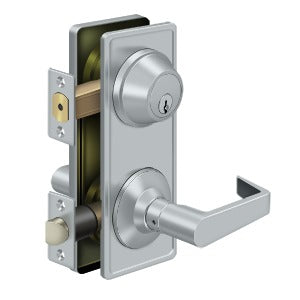 Deltana Architectural Hardware Commercial Locks: Pro Series Intercon. Lock GR2, Passage w- Claredon Lever