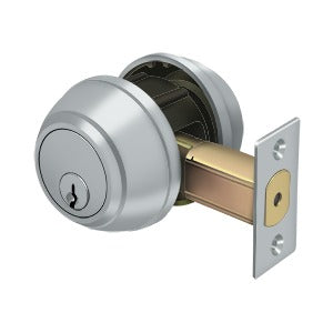 Deltana Architectural Hardware Commercial Locks: Pro Series Double Deadbolt GR1 w- 2 -3/4" Backset each