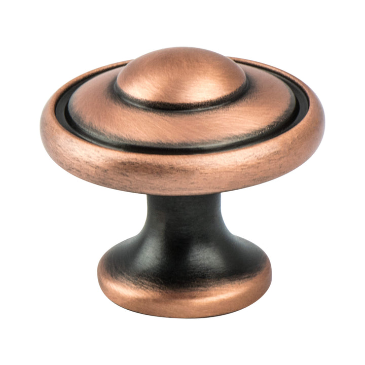 Euro Traditions Brushed Antique Copper Knob
