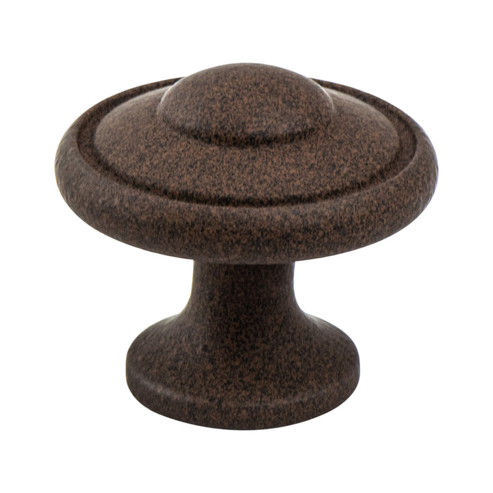 Euro Traditions Brushed Antique Copper Knob