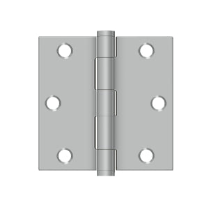 Deltana Architectural Hardware Steel & Stainless Steel Hinges 3 1-2" x 3 1-2" Square Hinge, Residential pair