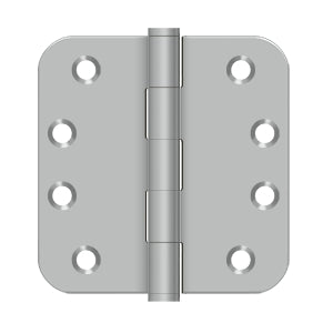 Deltana Hardware 4" x 4" x 5/8" Radius Hinge, Residential Stainless Steel