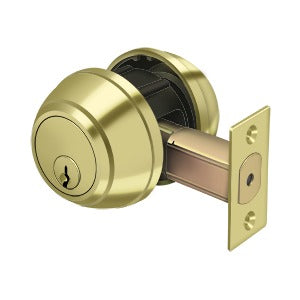 Deltana Architectural Hardware Commercial Locks: Pro Series Double Deadbolt GR1 w- 2 -3/4" Backset each