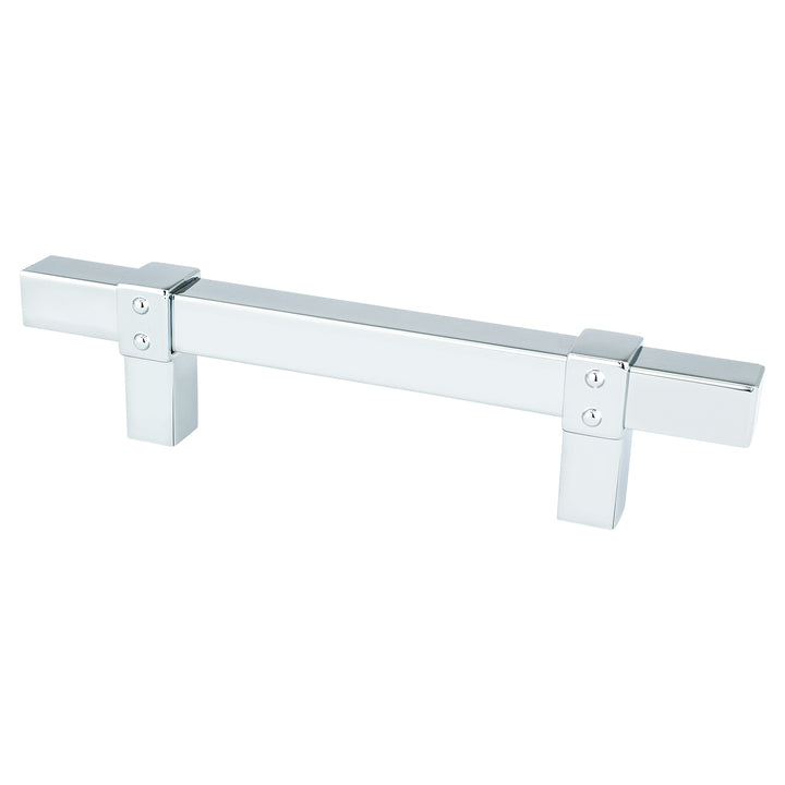 Rivet Rebel 96mm CC Brushed Nickel Pull