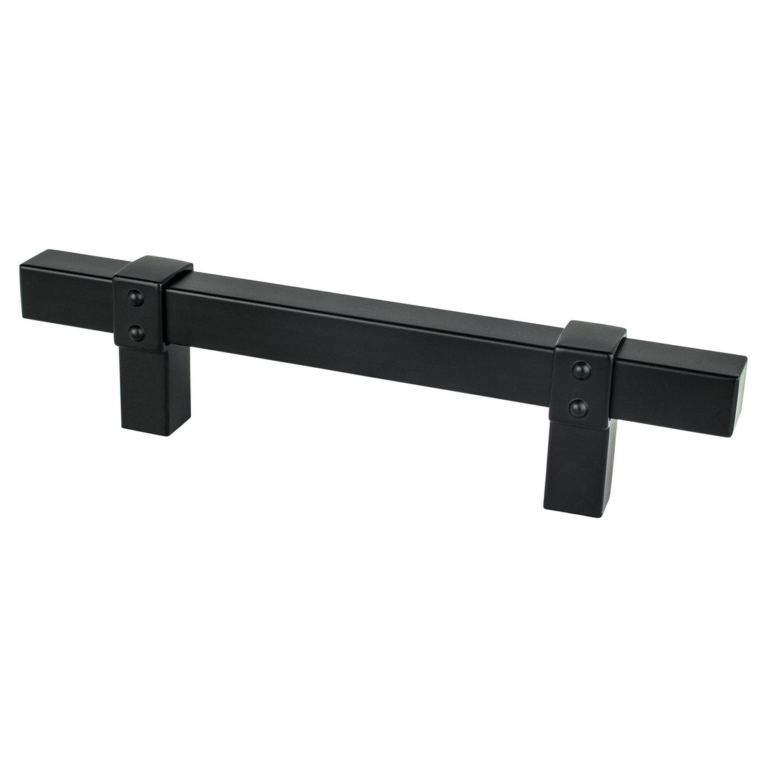 Rivet Rebel 96mm CC Brushed Nickel Pull