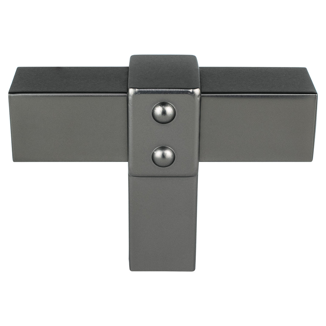 Rivet Rebel Brushed Nickel Knob