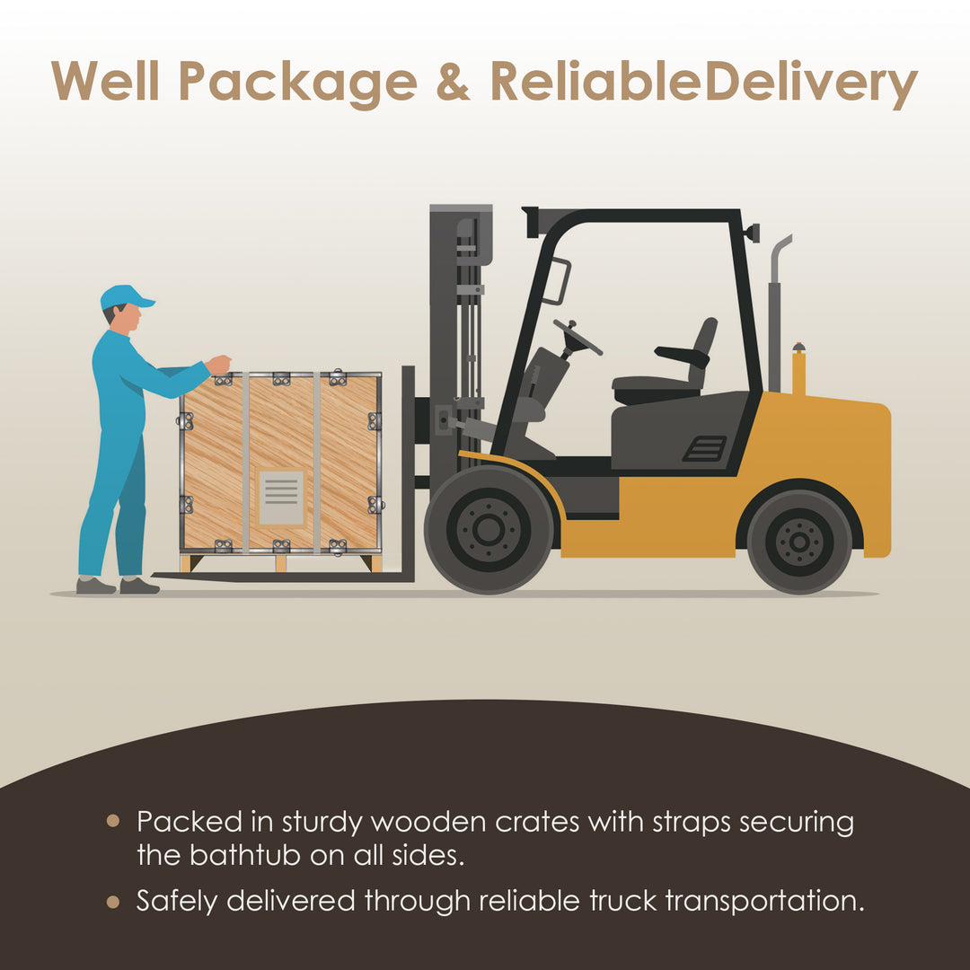 Giotto 67" x 34" Solid Surface Soaking Bathtub in Matte White with Matte White Drain and Integrated Overflow