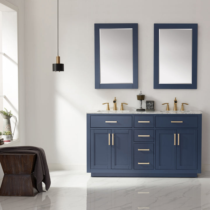 Ivy 60" Double Bathroom Vanity Cabinet