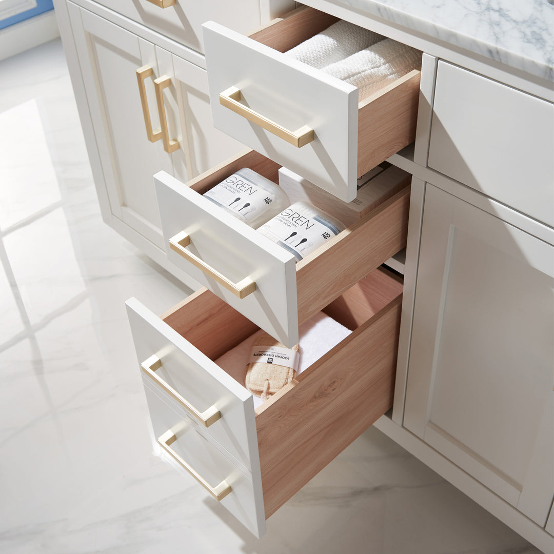 Laurel 72" Double Bathroom Cabinet Vanity