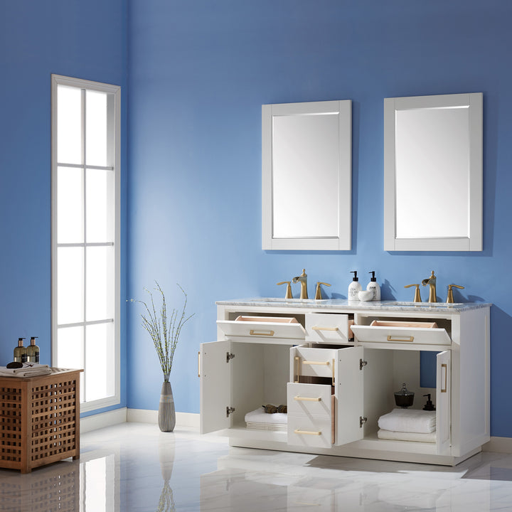 Ivy 60" Double Bathroom Vanity Cabinet