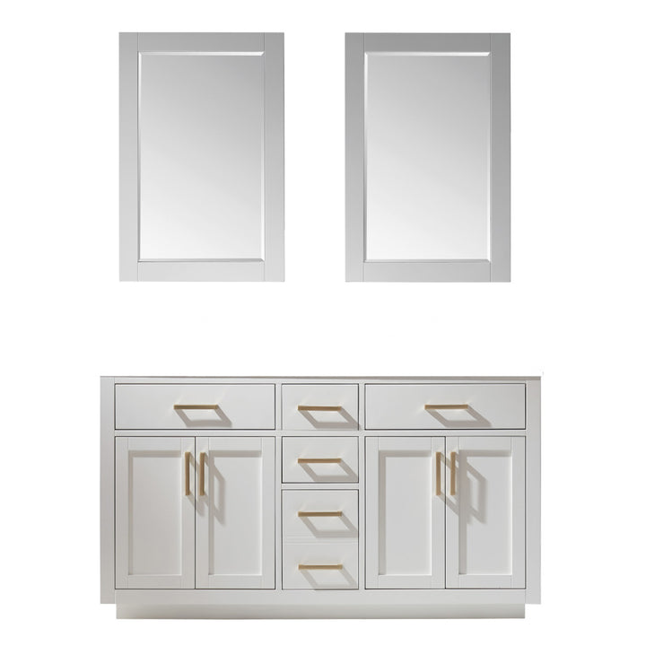 Ivy 60" Double Bathroom Vanity Cabinet