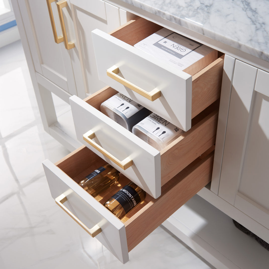 Remi 60" Double Bathroom Vanity Set