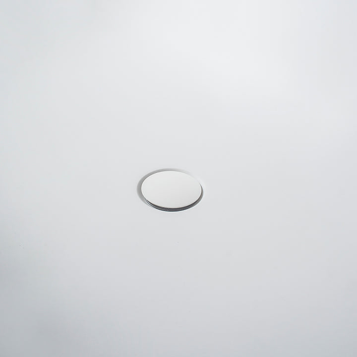 Ryder 69" x 30" Solid Surface Soaking Bathtub in Matte White with Matte White Drain and Integrated Overflow