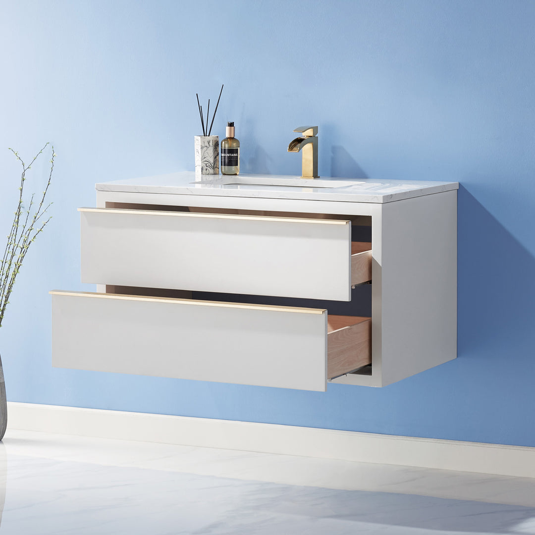 Morgan 36" Single Bathroom Vanity Set