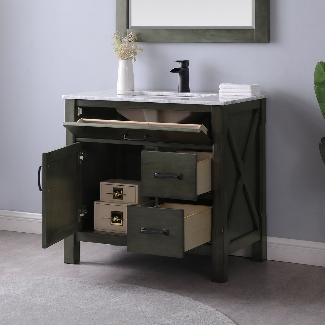 Altair Maribella 36" Single Bathroom Vanity Set