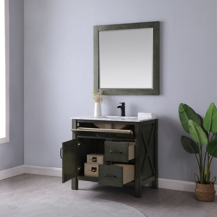 Altair Maribella 36" Single Bathroom Vanity Set