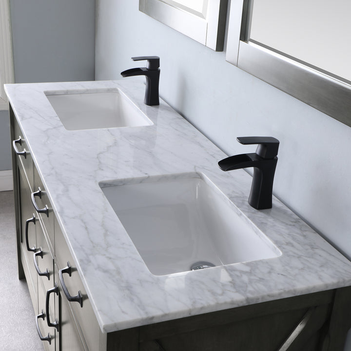 Altair Maribella 60" Double Bathroom Vanity Set