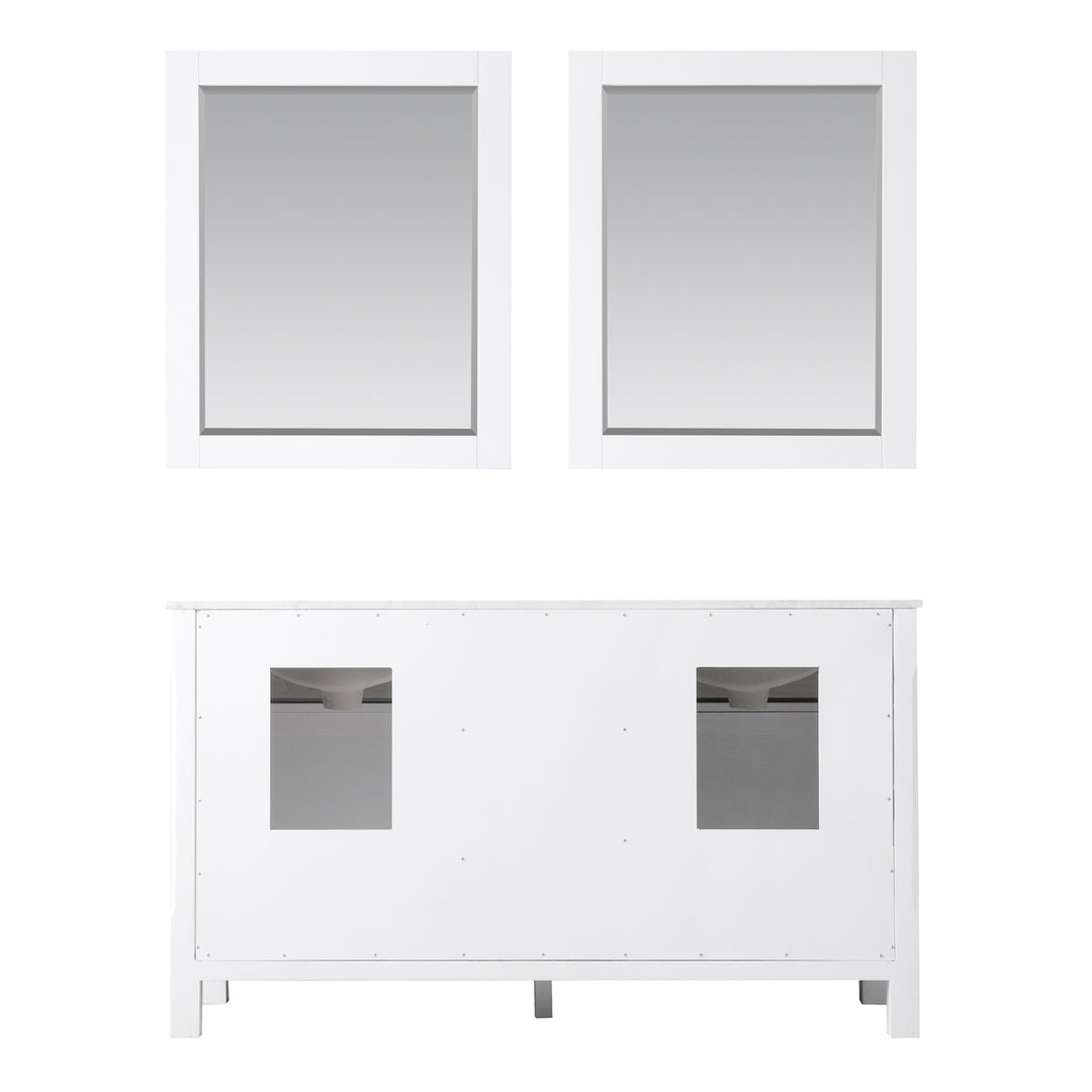 Altair Maribella 60" Double Bathroom Vanity Set