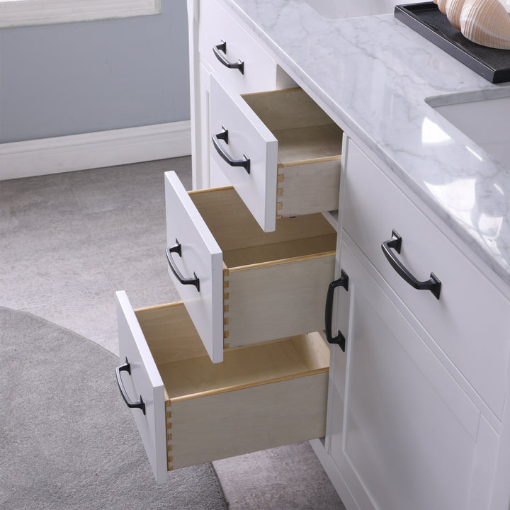 Altair Maribella 60" Double Bathroom Vanity Set