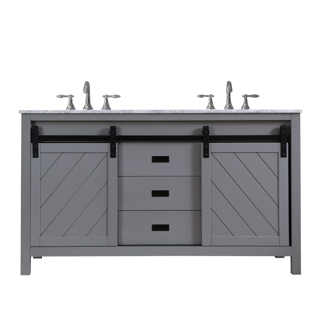 Kinsley 60" Double Bathroom Vanity Set