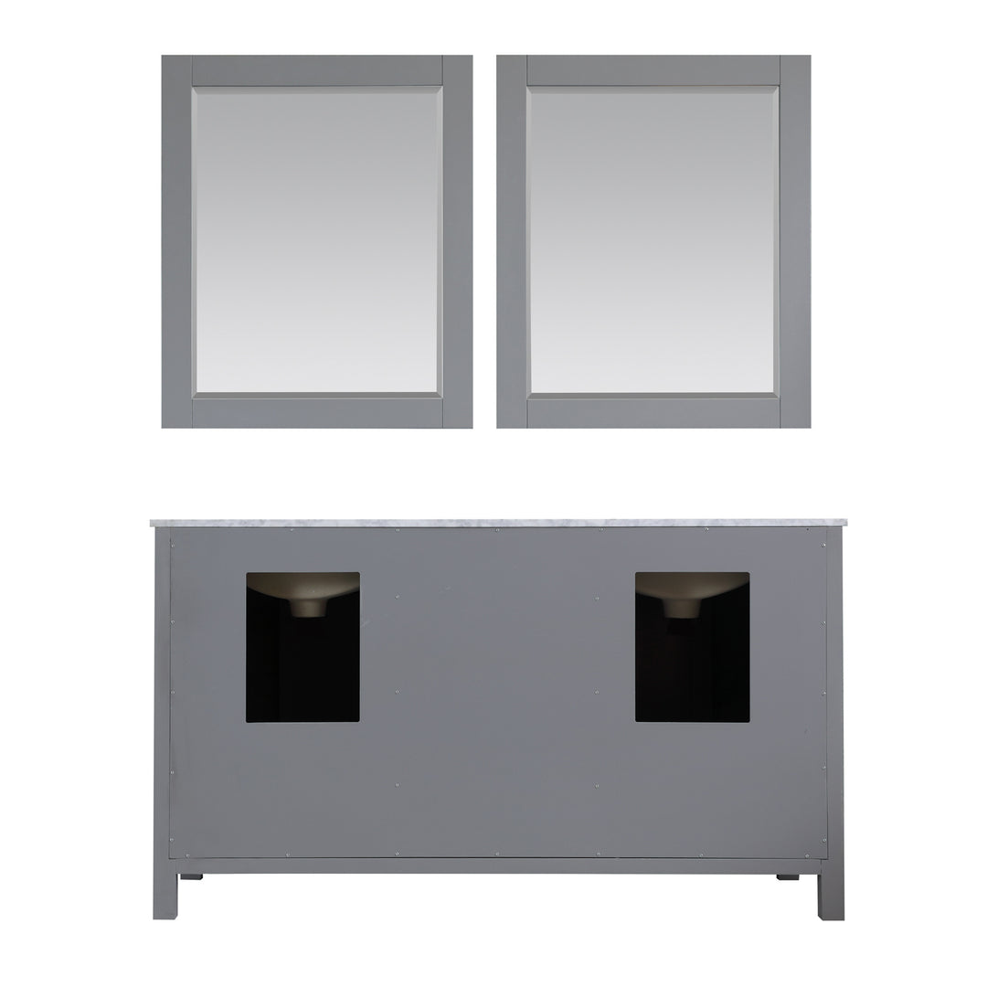 Kinsley 60" Double Bathroom Vanity Set