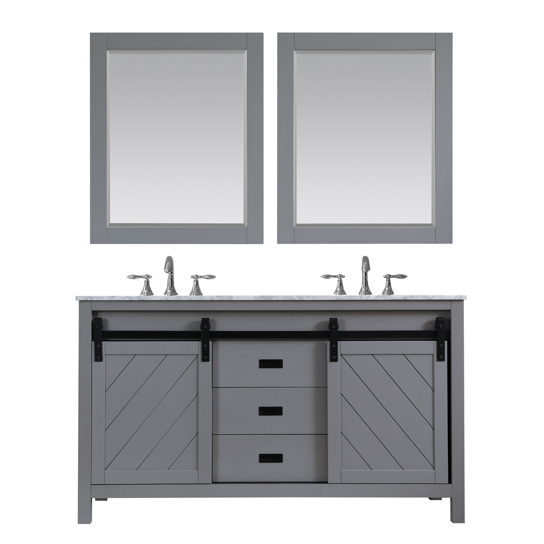 Kinsley 60" Double Bathroom Vanity Set