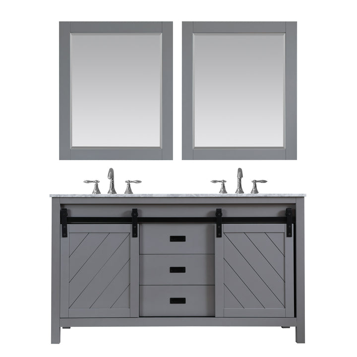 Kinsley 60" Double Bathroom Vanity Set