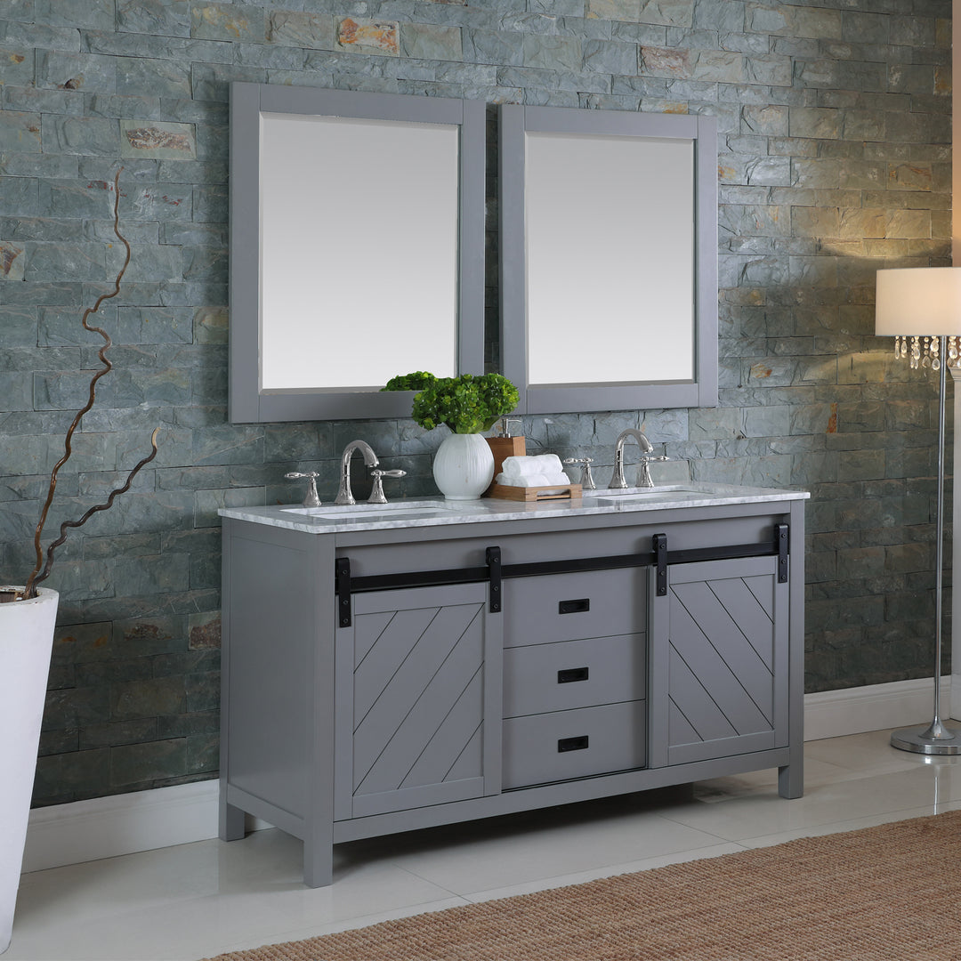Kinsley 60" Double Bathroom Vanity Set