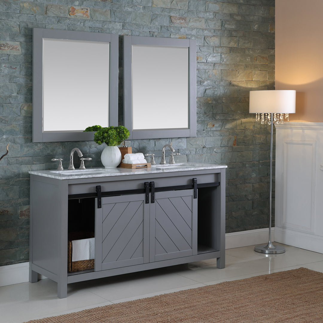 Kinsley 60" Double Bathroom Vanity Set