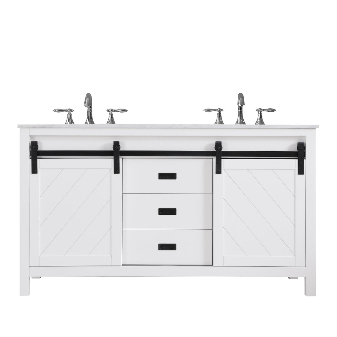 Kinsley 60" Double Bathroom Vanity Set