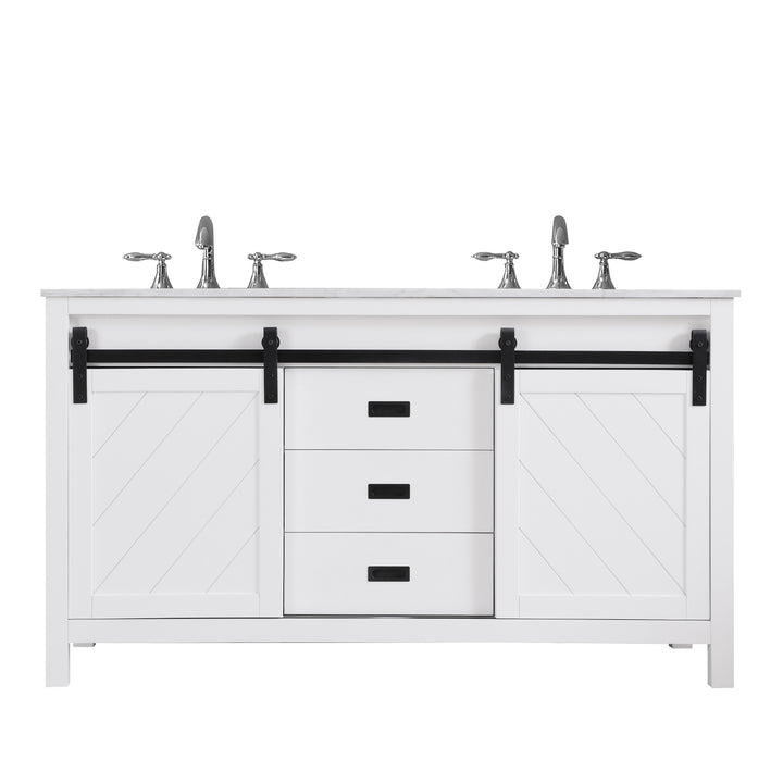 Kinsley 60" Double Bathroom Vanity Set