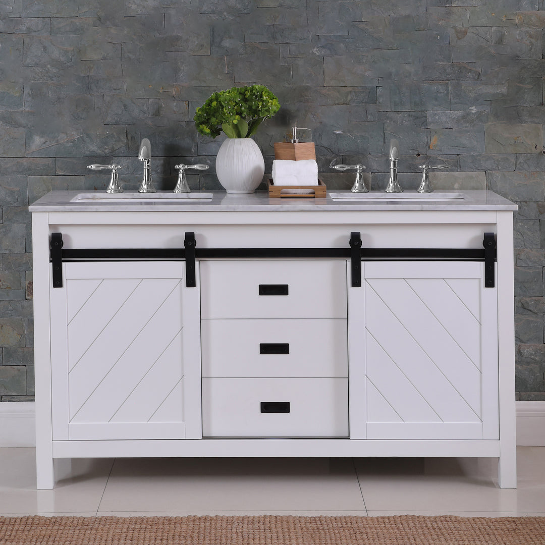Kinsley 60" Double Bathroom Vanity Set