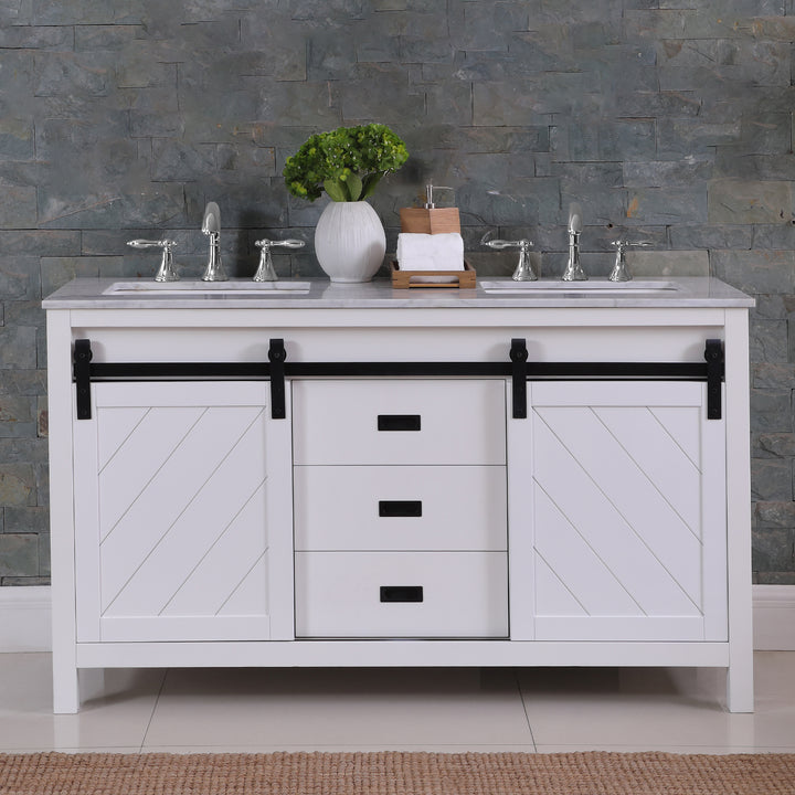 Kinsley 60" Double Bathroom Vanity Set