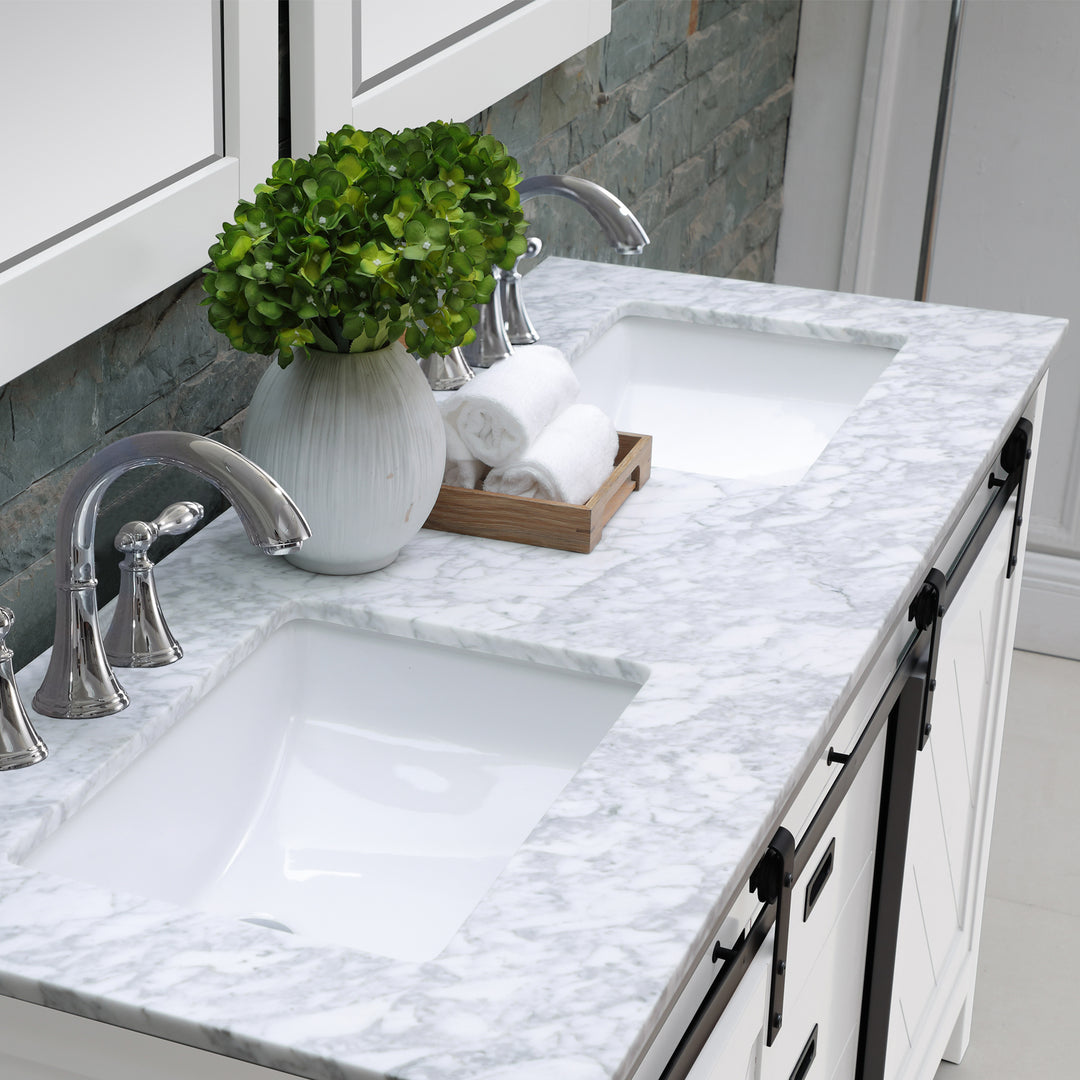 Kinsley 60" Double Bathroom Vanity Set