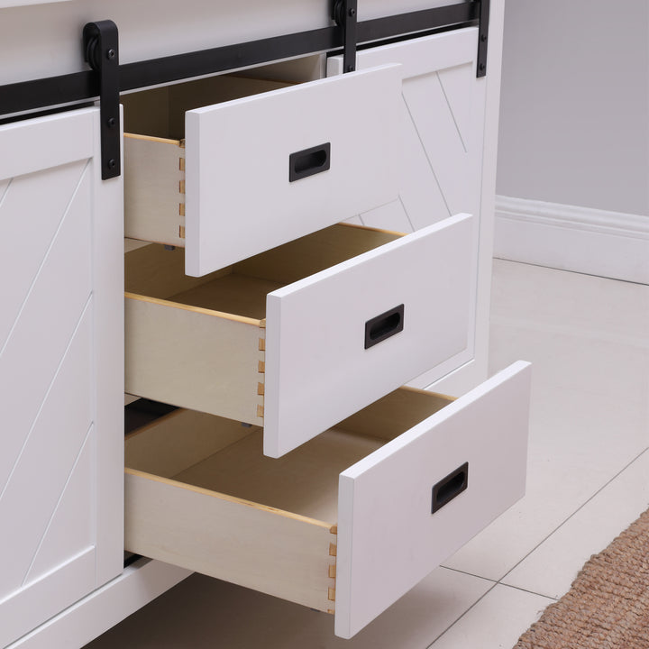 Kinsley 60" Double Bathroom Vanity Set