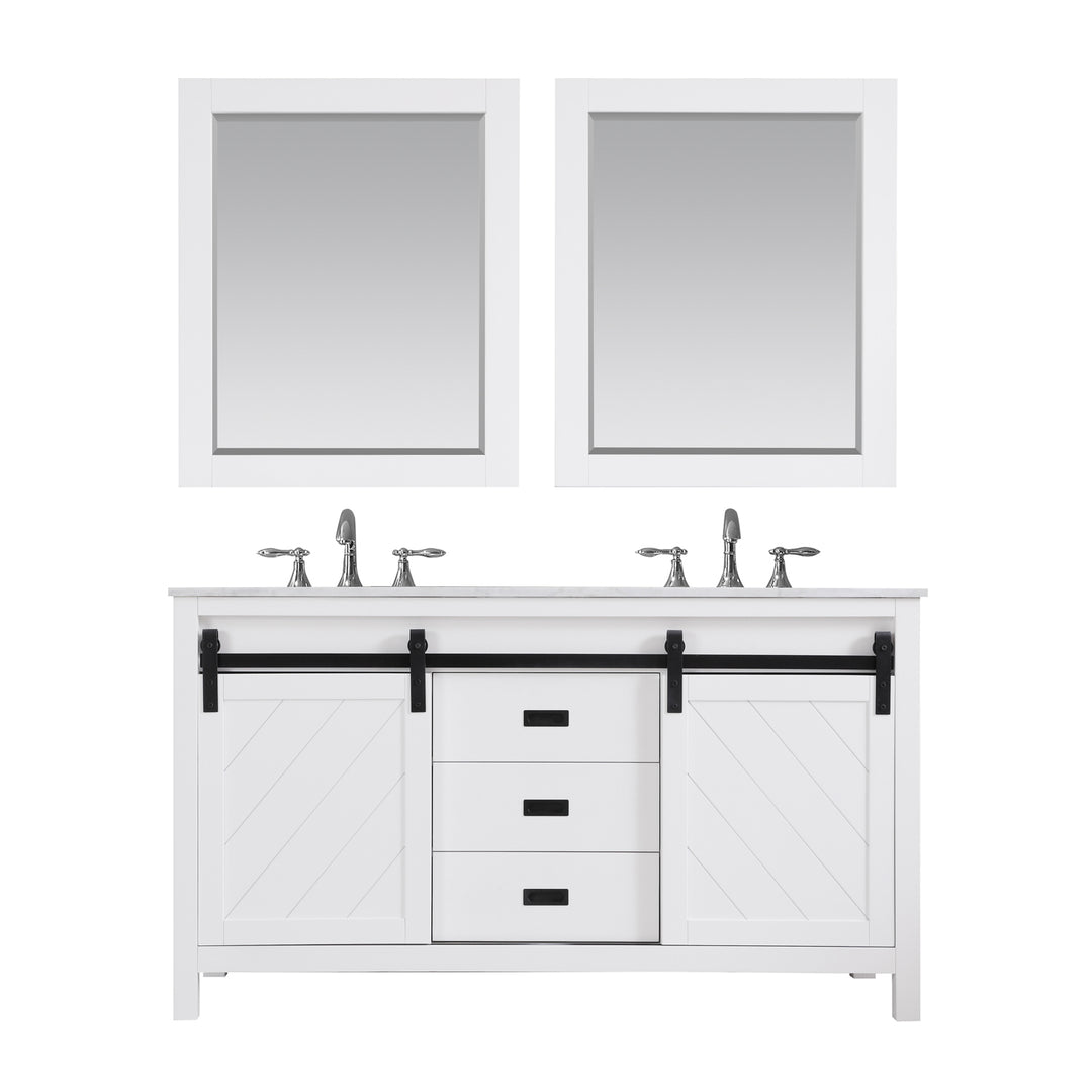 Kinsley 60" Double Bathroom Vanity Set
