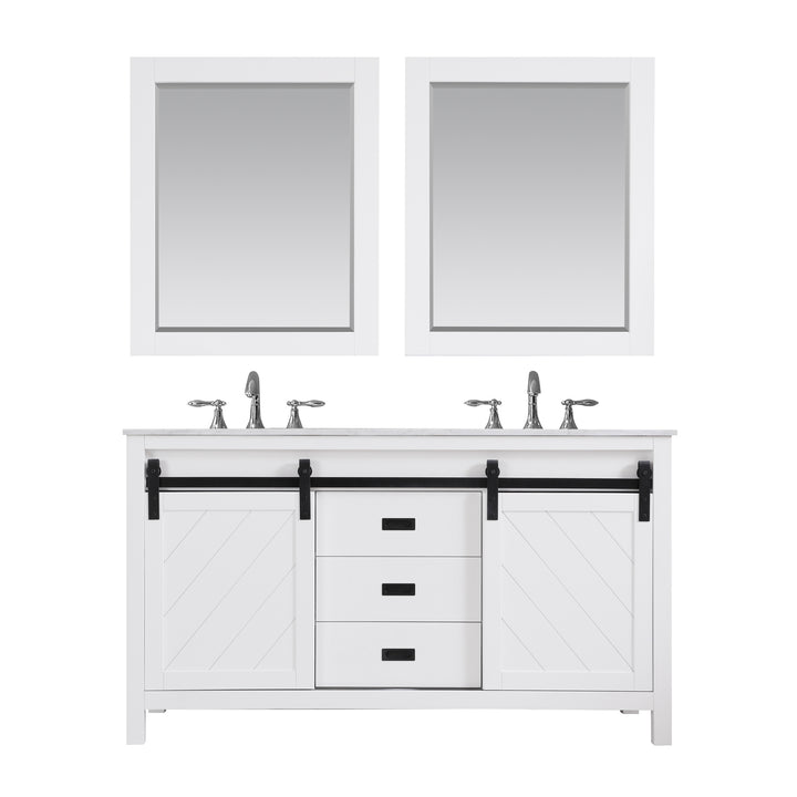 Kinsley 60" Double Bathroom Vanity Set