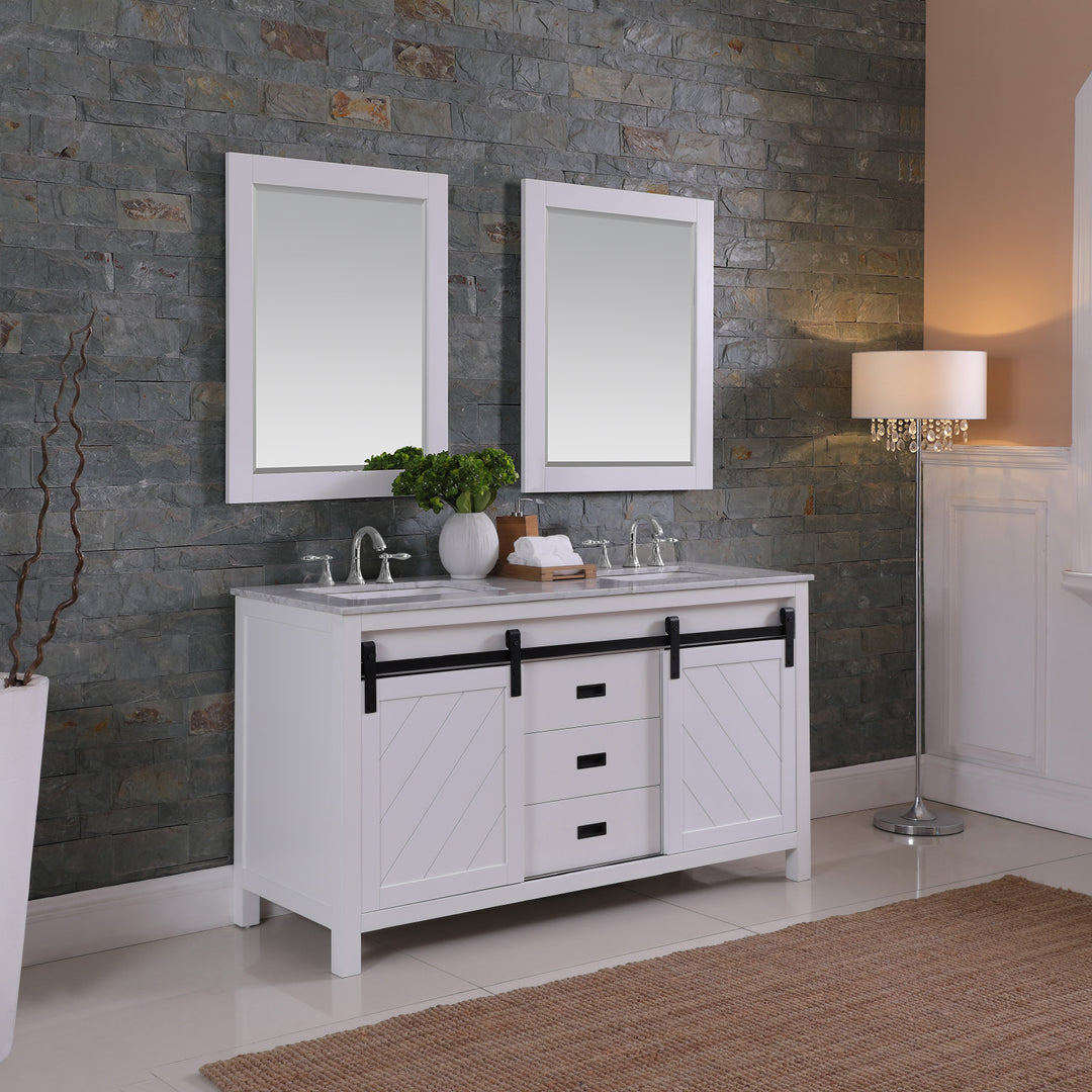 Kinsley 60" Double Bathroom Vanity Set