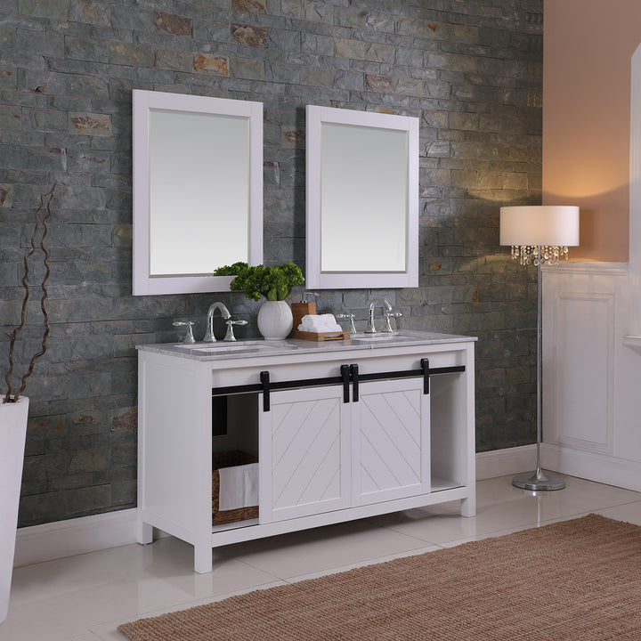 Kinsley 60" Double Bathroom Vanity Set
