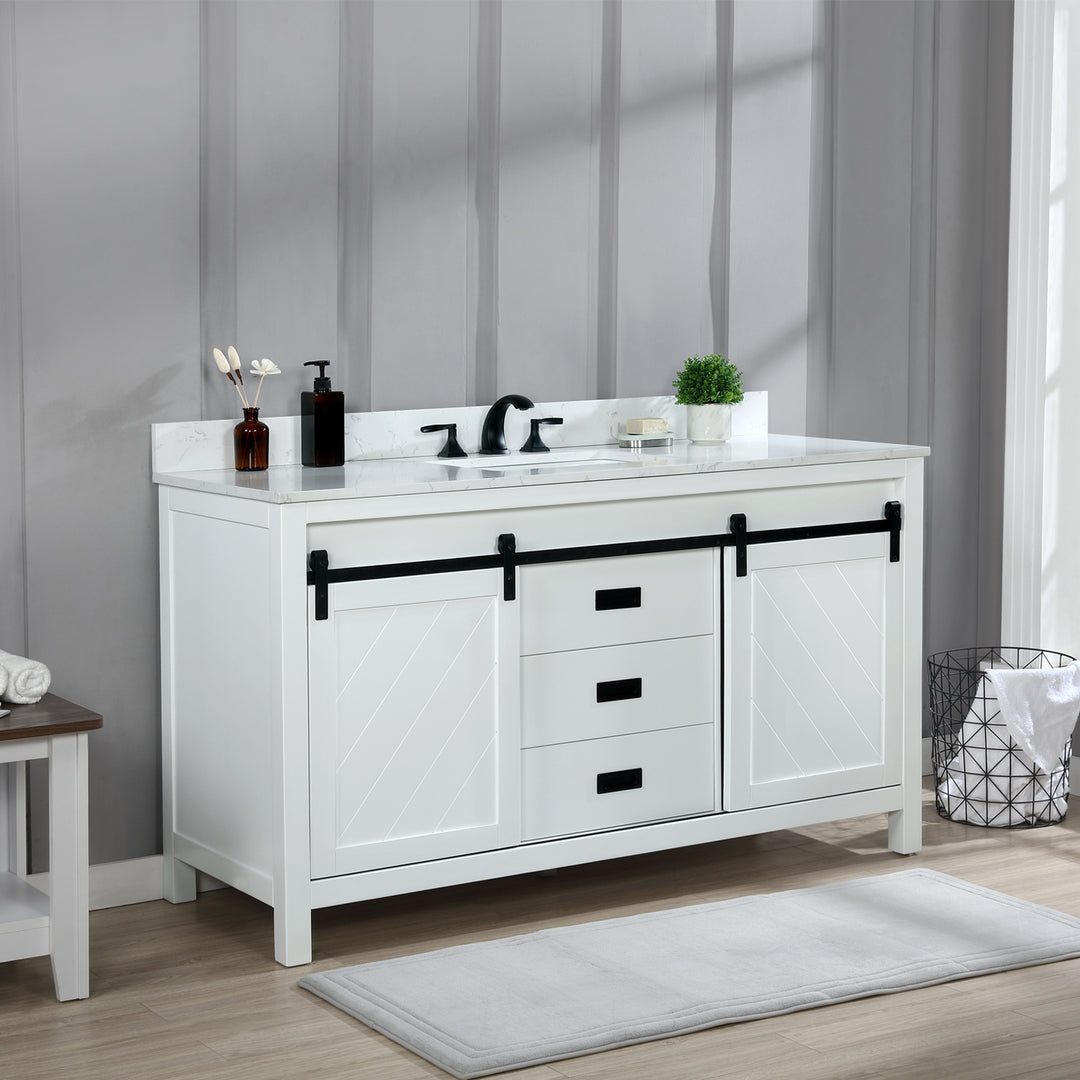 Kinsley 60" Single Bathroom Vanity Set