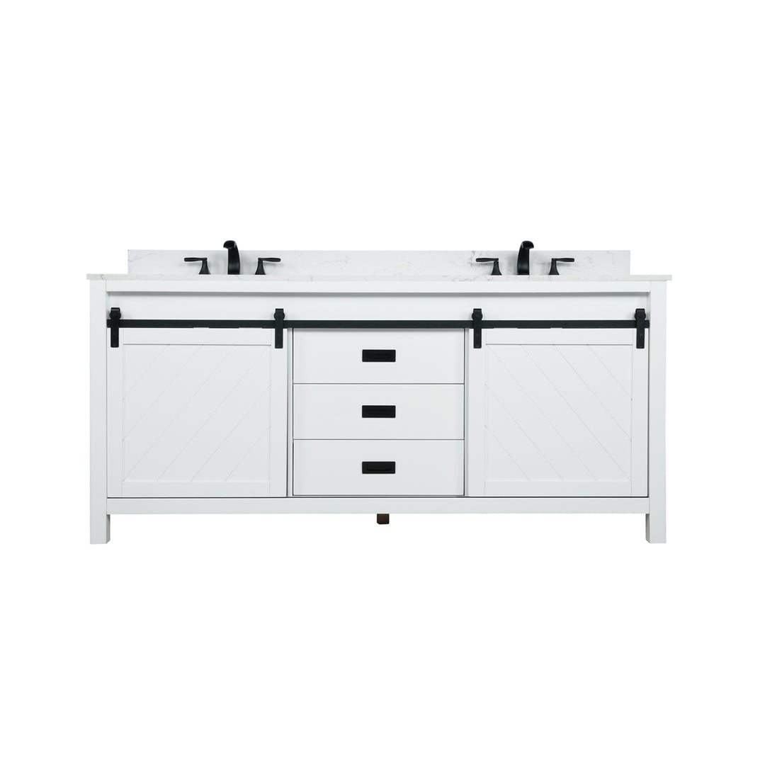 Kinsley 72" Double Bathroom Vanity Set