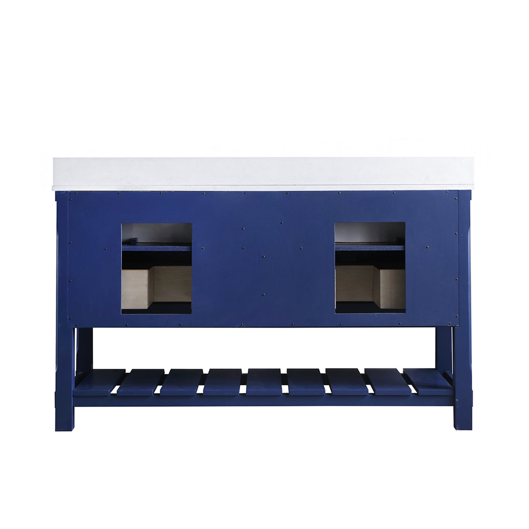 Georgia 60" Double Bathroom Vanity Set