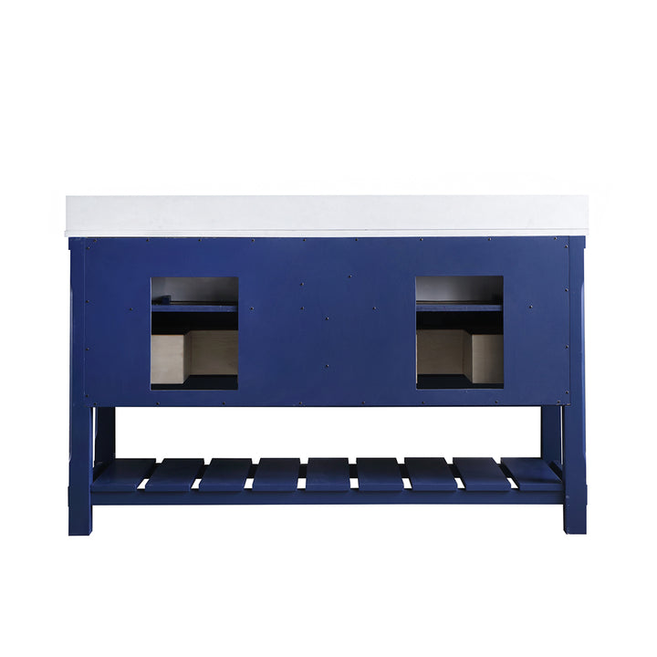 Georgia 60" Double Bathroom Vanity Set