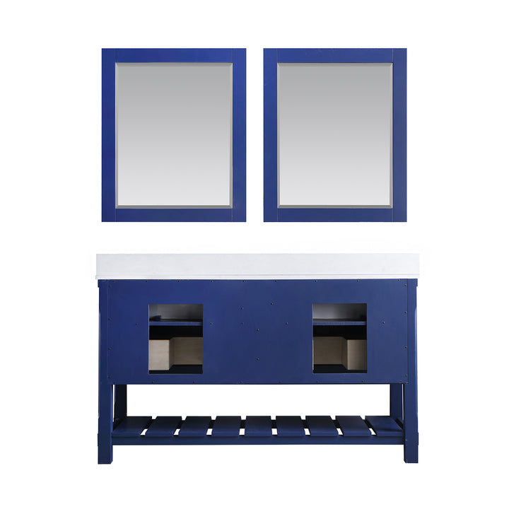 Georgia 60" Double Bathroom Vanity Set