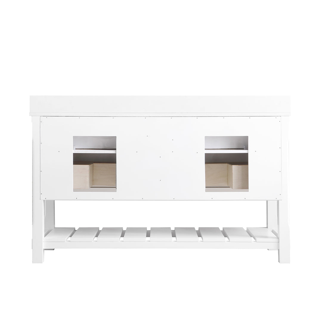 Georgia 60" Double Bathroom Vanity Set