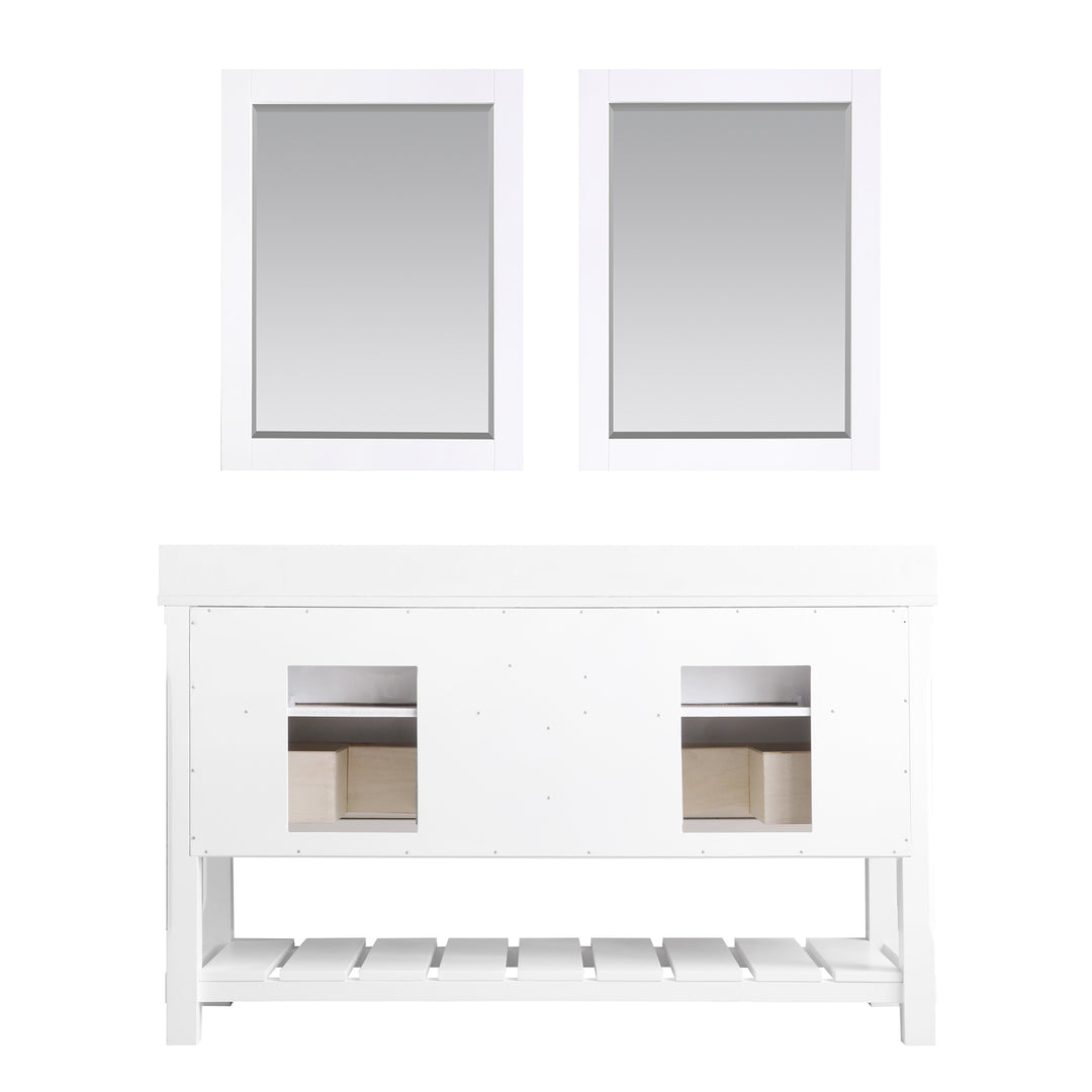 Georgia 60" Double Bathroom Vanity Set