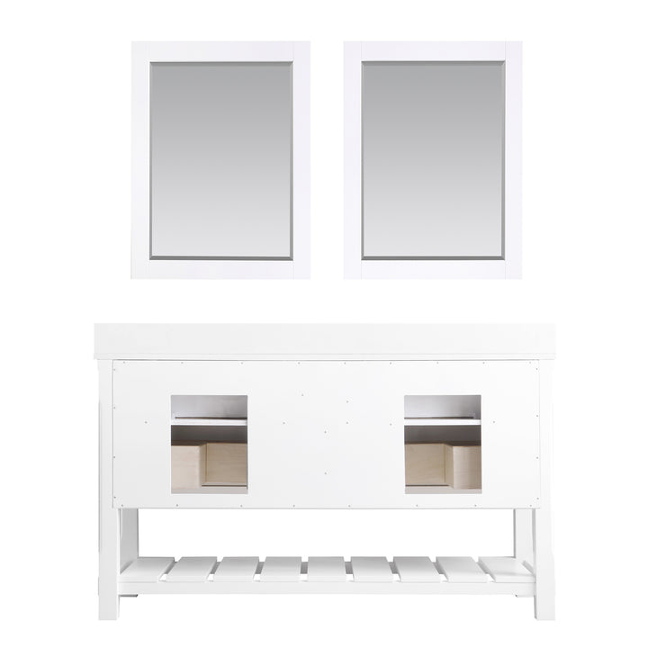 Georgia 60" Double Bathroom Vanity Set
