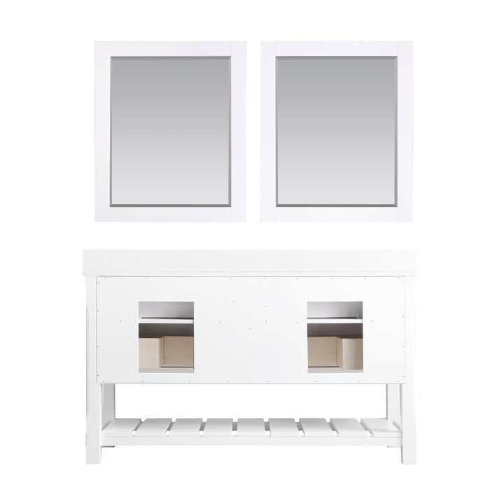 Georgia 60" Double Bathroom Vanity Set