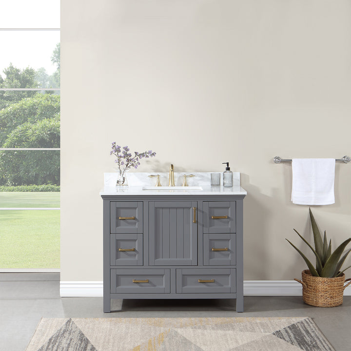 Isla 42" Single Bathroom Vanity Set